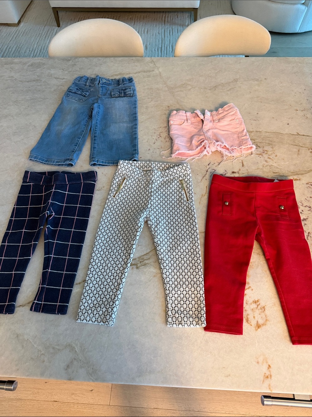 Bundle of pants and shorts